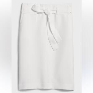 NWT Banana Republic Skirt Pencil White Cream size 4 NWT